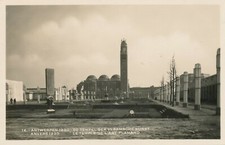 1930 Anvers Exposition Internationale Le Temple de l?Art Flamand Real Photo PC