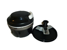 New Tupperware Black Supersonic Compact Food Chopper with Seal Onions Garlic