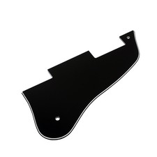 Plaque à Gratter Pickguard 3 Plis Pour Accessoire De Guitare ES-335 Noir