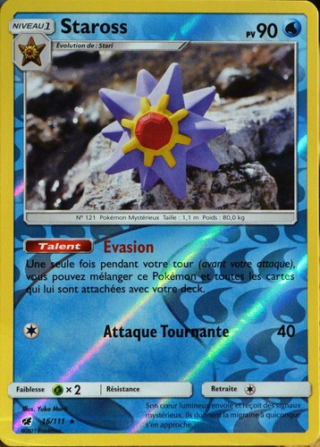 Carte pokémon 111 - carte, staross
