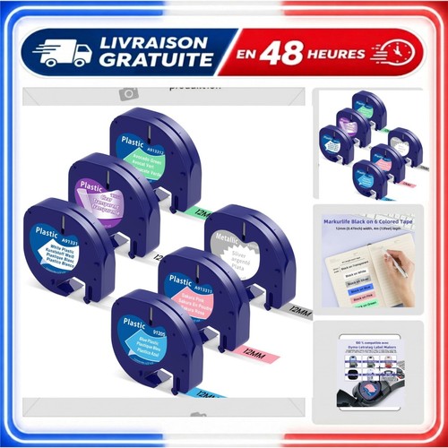 Ruban étiquettes dymo - étiquettes,