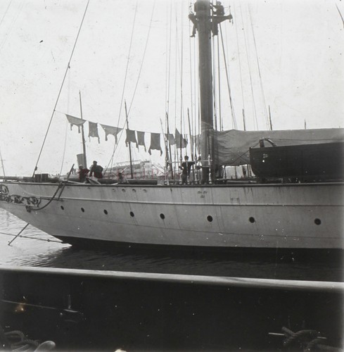 Bateau yacht c1920 photo - bateau,