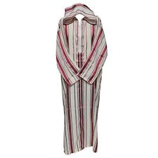 Homme Marocain Bordeaux Crème Capuche Manches Longues Coton Blend Habit Djellaba
