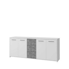 Buffet bas 4 portes 3 tiroirs