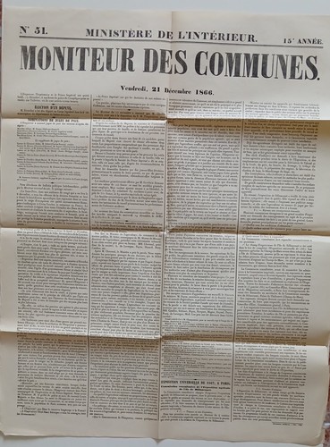 Journal moniteur des - le,