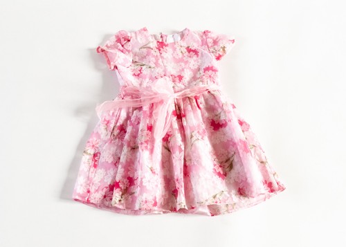 Robe fille avec ruban - robe,