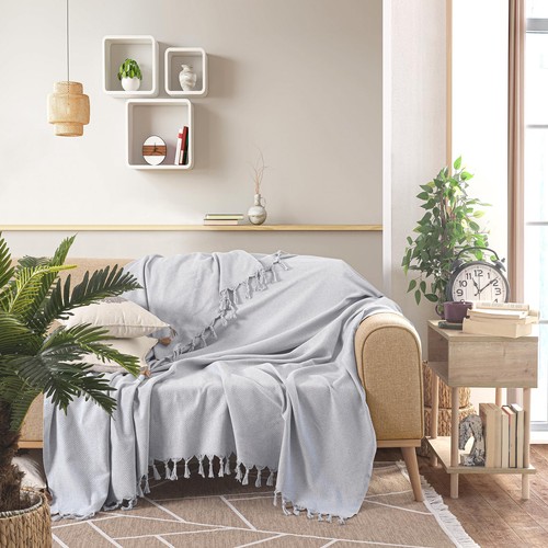 Grand plaid coton pour - plaid, en