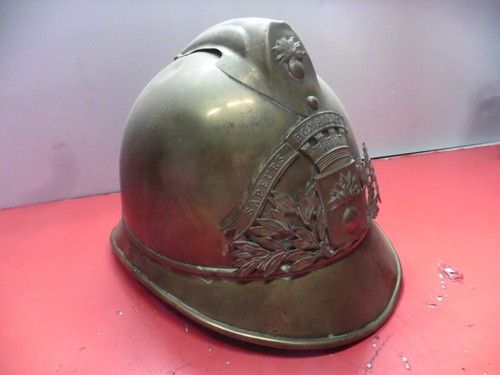 Ancien casque pompier - ancien,