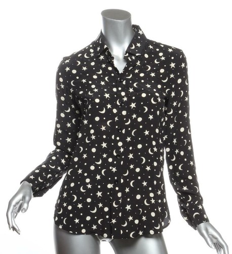 Saint laurent black - silk, stars