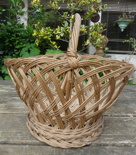 Panier ancien osier - osier, tressage