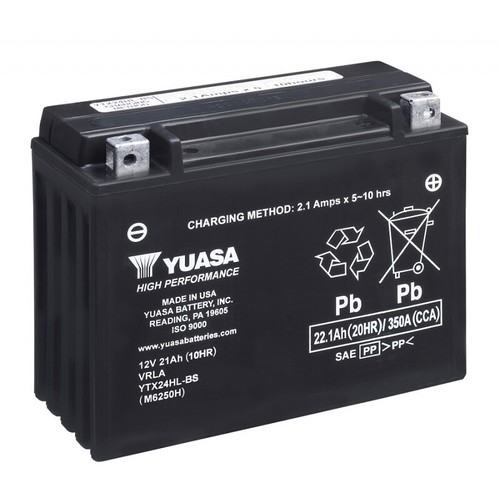 Batterie moto yuasa - moto, ytx24hl-bs