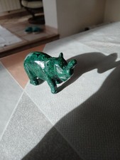PETIT ELEPHANT EN MALACHITE