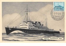 belgium.n°57903.prince baudouin 1946.maximum card