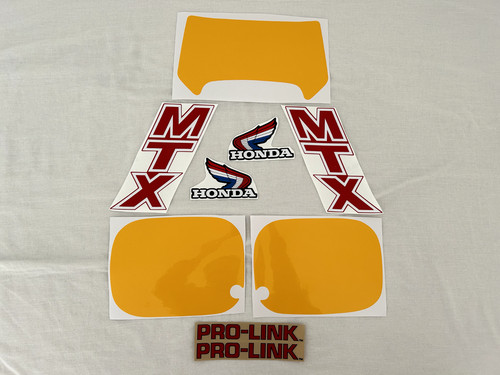 Honda mtx rouge stickers - rouge,