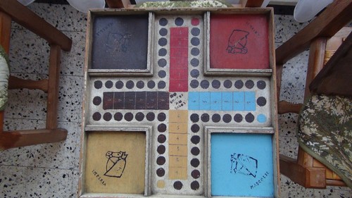Ancien jeux chevaux bois - jeux,
