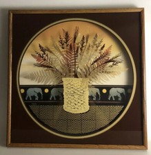 Vintage Mid Century Modern Still Life By Virgil Thrasher Elephant Walk 1976 Art