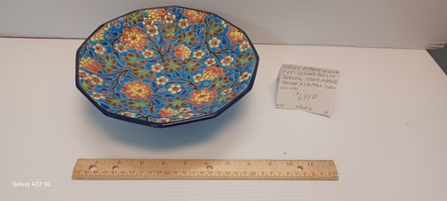 Longwy sided footed bowl 9 - 12,