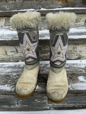 TECNICA Fur Tribal Sherpa Lined Apres Ski Boots MADE IN ITALY EU 38 US 6.5
