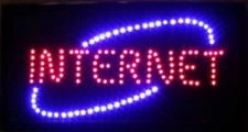 Panneau LED Internet