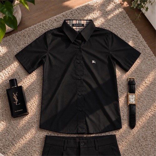 Burberry chemise homme noire