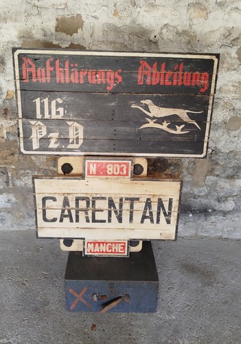 Panneau signalétique bois - panneau,