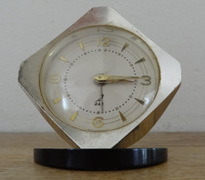 Rare Nice Vintage Jaz Crossic Alarm Clock 1959/1960 Gold Works Vintage
