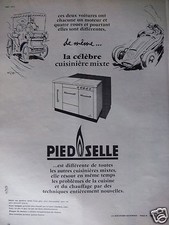 1958 PIED SADDLE THE FAMOUS MIXED COOKER ADVERTISING - ADVERTISING
