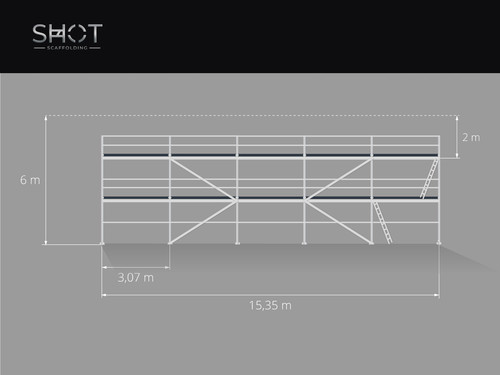échafaudage construction - Échafaudage, de