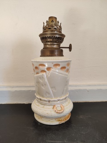 Lampe huile faience - huile,