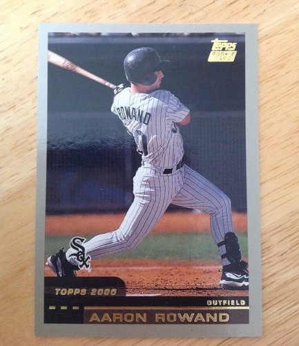 Aaron rowand 2000 topps - rowand,