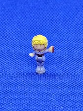 Polly Pocket Figurine Violette Cheveux Blonds, Dream World, Bluebird, 1991