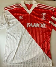MAILLOT VINTAGE ADIDAS AS MONACO - TAMOIL - LADA - CANAL + // SAISON 1992