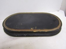 28..old Napoleon base 3 pendulum clock globe bride