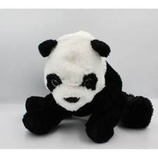 Doudou peluche panda noir