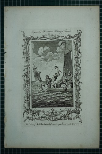C1778 antique imprimé duc de - c1778,