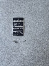 Peugeot 103. Plaque mines  du