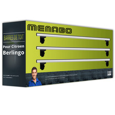 Porte-Bagage pour Citroen Berlingo ER/ EC/ K9 Menabo Prof. Airdyn Barre de toit