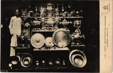 CPA AK TONKIN MARCHANDE DE BRONZES BRULE-PARFUMS VIETNAM INDOCHINA (1481819)