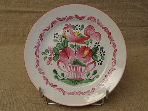 Assiette faïence décor - à,