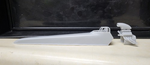 Dragster body with driver - , roll