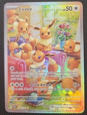 Eevee 188/167 Twilight Masquerade CUST0M DISPLAY CARD