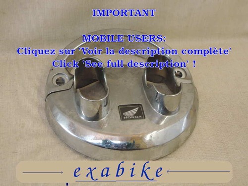 Carter chrome sous guidon pour - chrome,