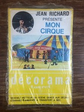 Decorama TOURET decals 70s JEAN RICHARD MON CIRQUE