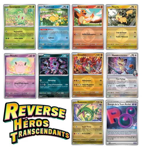 Carte pokémon reverse - carte, méga