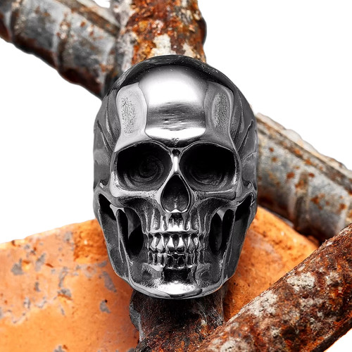 Bague tete mort - bague,