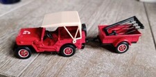 Solido Jeep Willys Et Trailer 1/43 Firefighters
