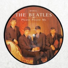 BEATLES PLEASE PLEASE ME PARLOPHONE RP4983 UK PICTURE VINYL VINYL 7