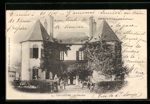 Cpa couleuvre flandrie - la,