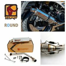 GY6 125 Scooters (EFI) for Toro Full Exhaust System,w/Stainless Round Silencer