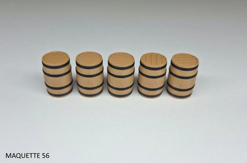 Lot barriques tonneaux - 1/43,